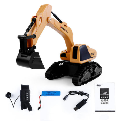 Deformation Remote Control Engineering Car Hook Machine Model Kid Toy