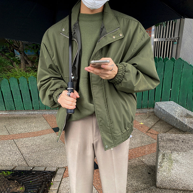 Korean Version Of Ruffian Baseball Jacket Loose Casual Men's Jacket In Autumn And Winter