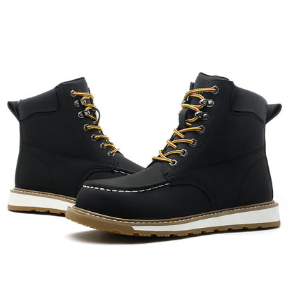 Men's Safety Shoes Deodorant And Breathable Anti-smashing